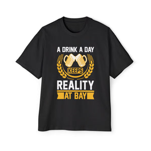 Beer & Slogan Graphic Tee-INNBLAC Fashion Apparel