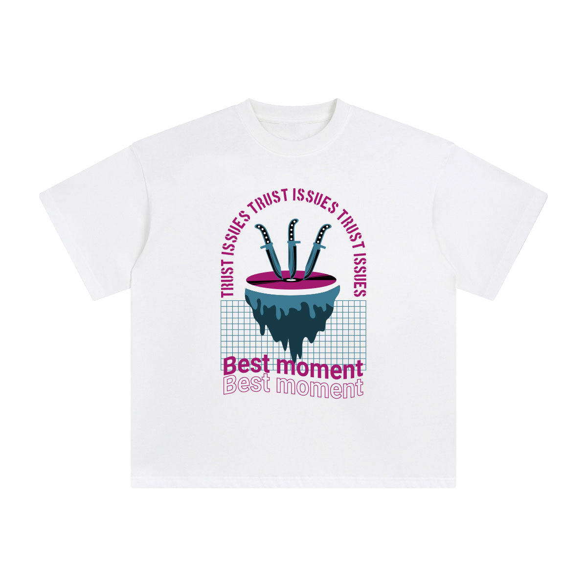 Best Moment Abstract Graphic Tee-INNBLAC Fashion Apparel