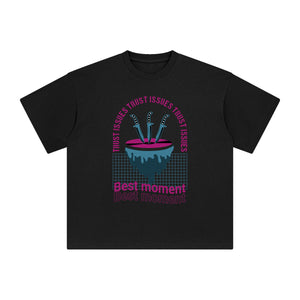 Best Moment Abstract Graphic Tee-INNBLAC Fashion Apparel