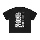 Best Revenge Abstract Graphic Tee-INNBLAC Fashion Apparel