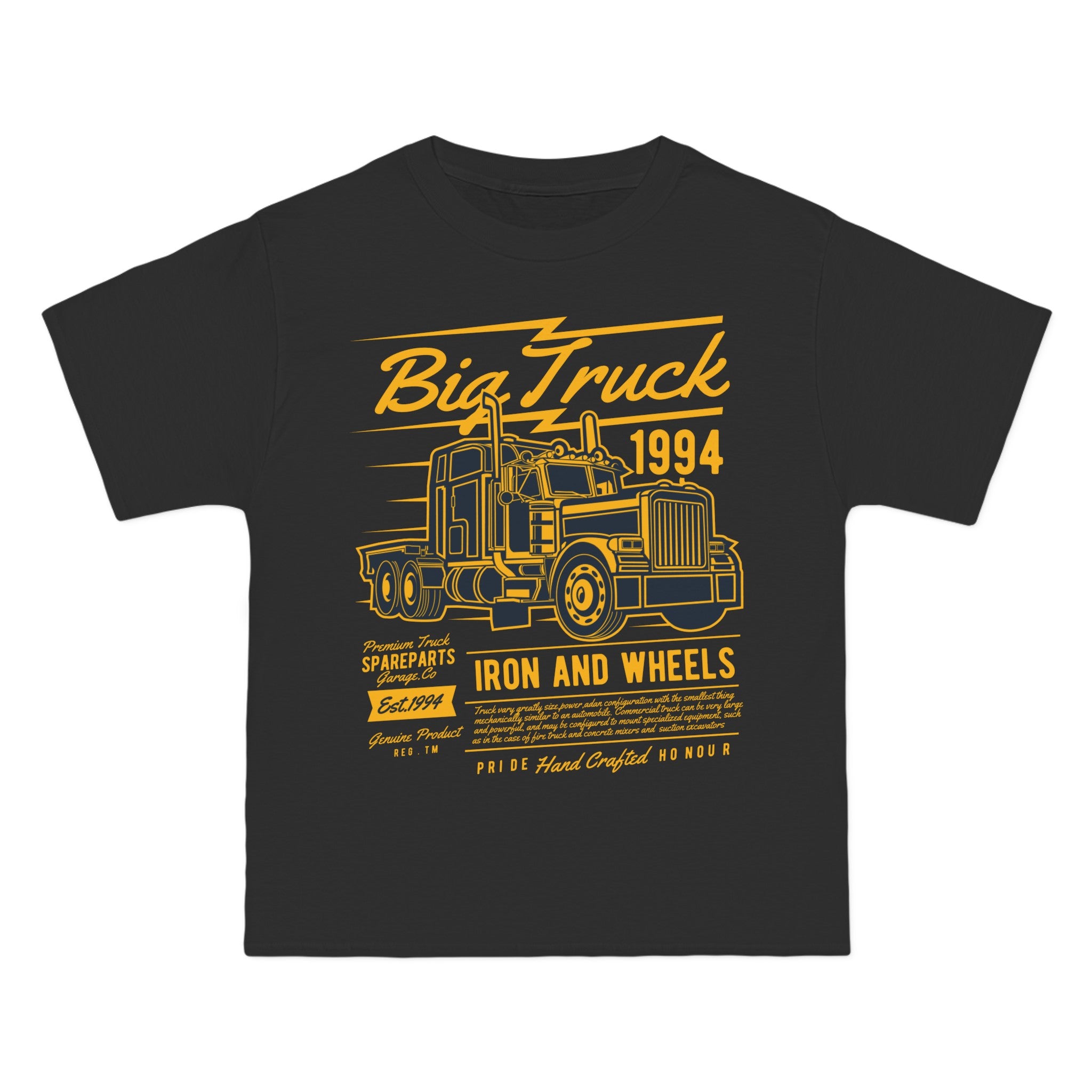 Retro Big Truck Graphic T Shirt-INNBLAC Fashion Apparel