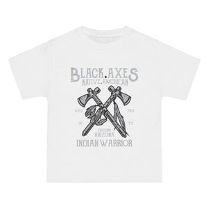 Black Axes Retro Graphic T Shirt-INNBLAC Fashion Apparel