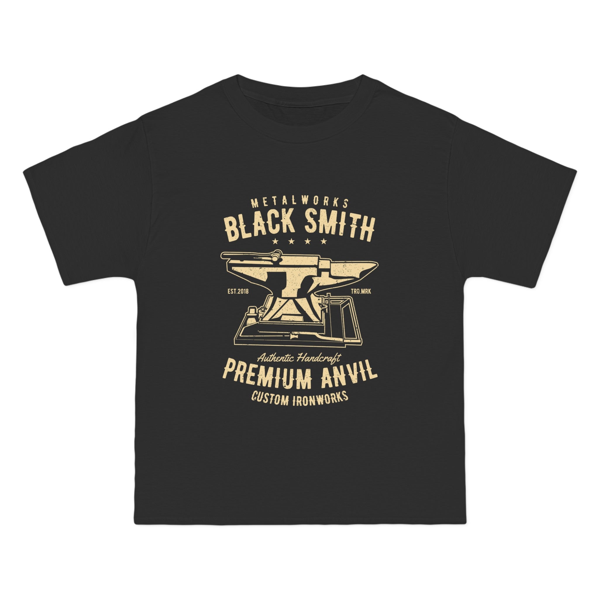 Black Smith Retro Graphic Tee-INNBLAC Fashion Apparel