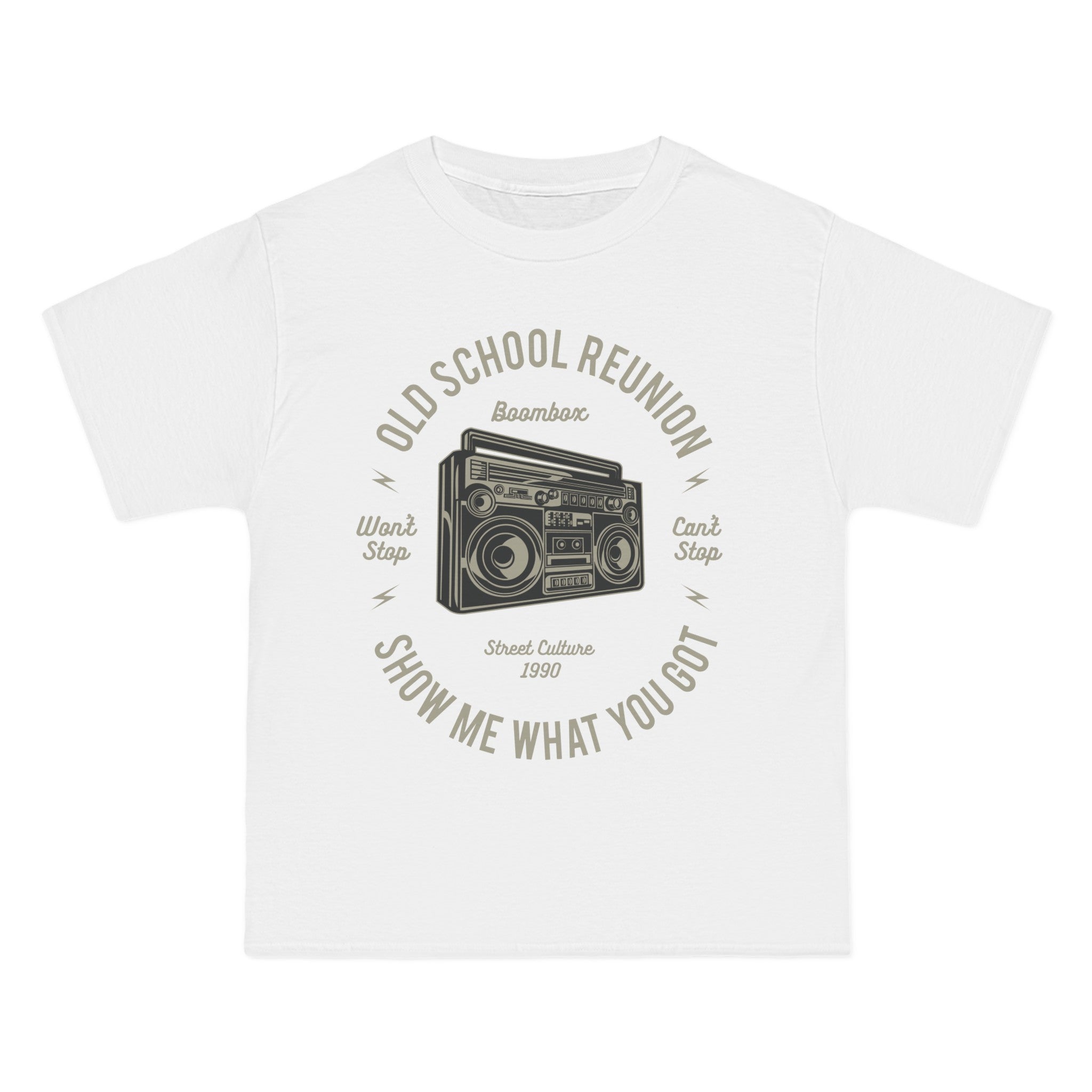 Boombox Retro Graphic T Shirt-INNBLAC Fashion Apparel