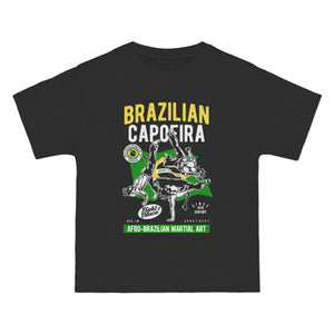 Brazilian Capoeira Retro Graphic Tee-INNBLAC Fashion Apparel