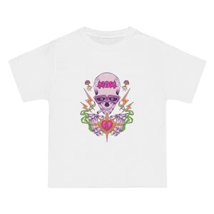 Broken Heart Skull Graphic Tee-INNBLAC Fashion Apparel