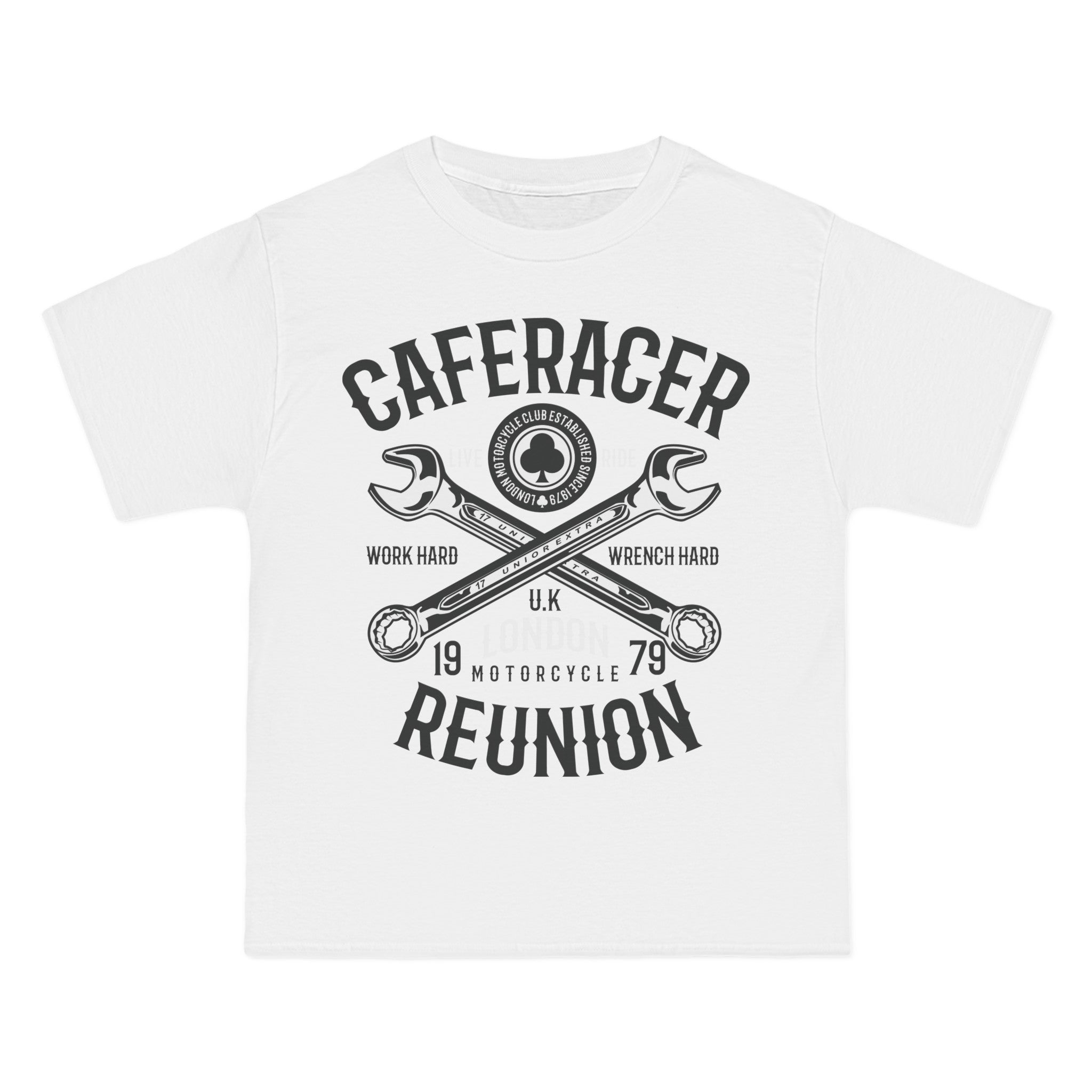 Caferacer Reunion Wrenches Graphic Tee-INNBLAC Fashion Apparel