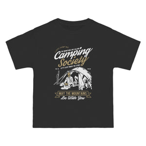 Camping Society Graphic T Shirt-INNBLAC Fashion Apparel