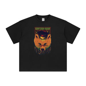 Captain Bear Aesthetic Graphic Tee-INNBLAC Fashion Apparel