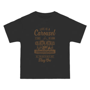 Carousel Retro Graphic T Shirt-INNBLAC Fashion Apparel