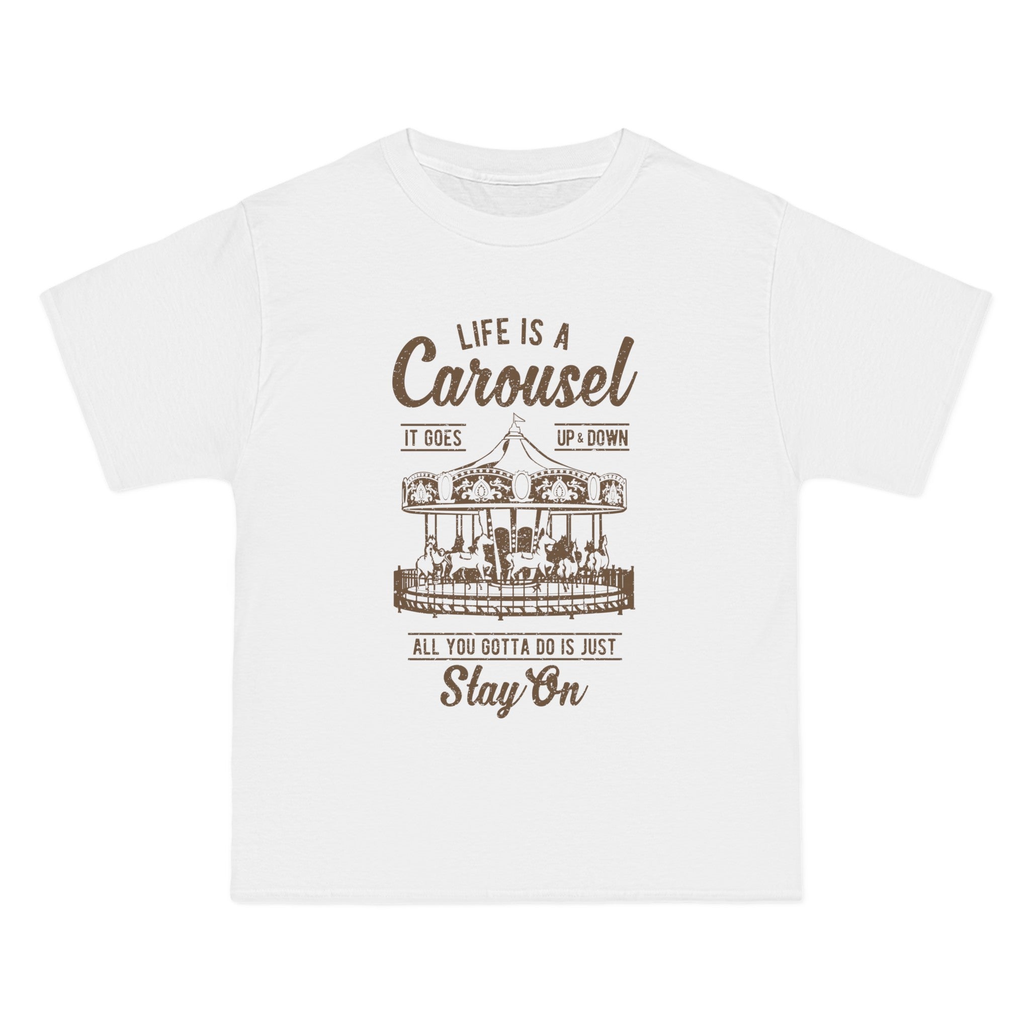 Carousel Retro Graphic T Shirt-INNBLAC Fashion Apparel