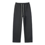 Casual Loose Fit Drawstring Trousers-INNBLAC Fashion Apparel