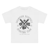 Champion Baseball Rrteo Graphic tee-INNBLAC Fashion Apparel