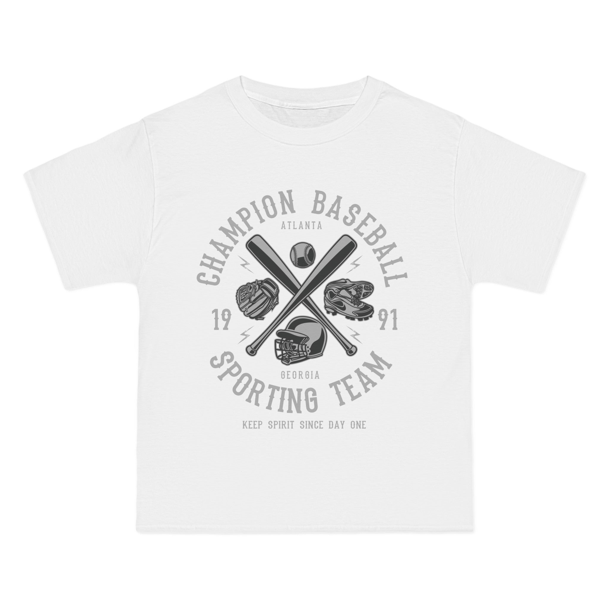 Champion Baseball Rrteo Graphic tee-INNBLAC Fashion Apparel