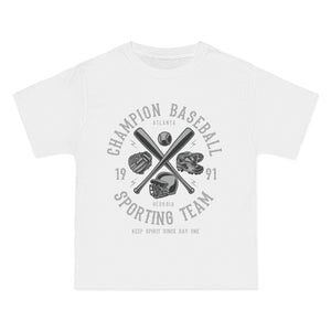 Champion Baseball Rrteo Graphic tee-INNBLAC Fashion Apparel