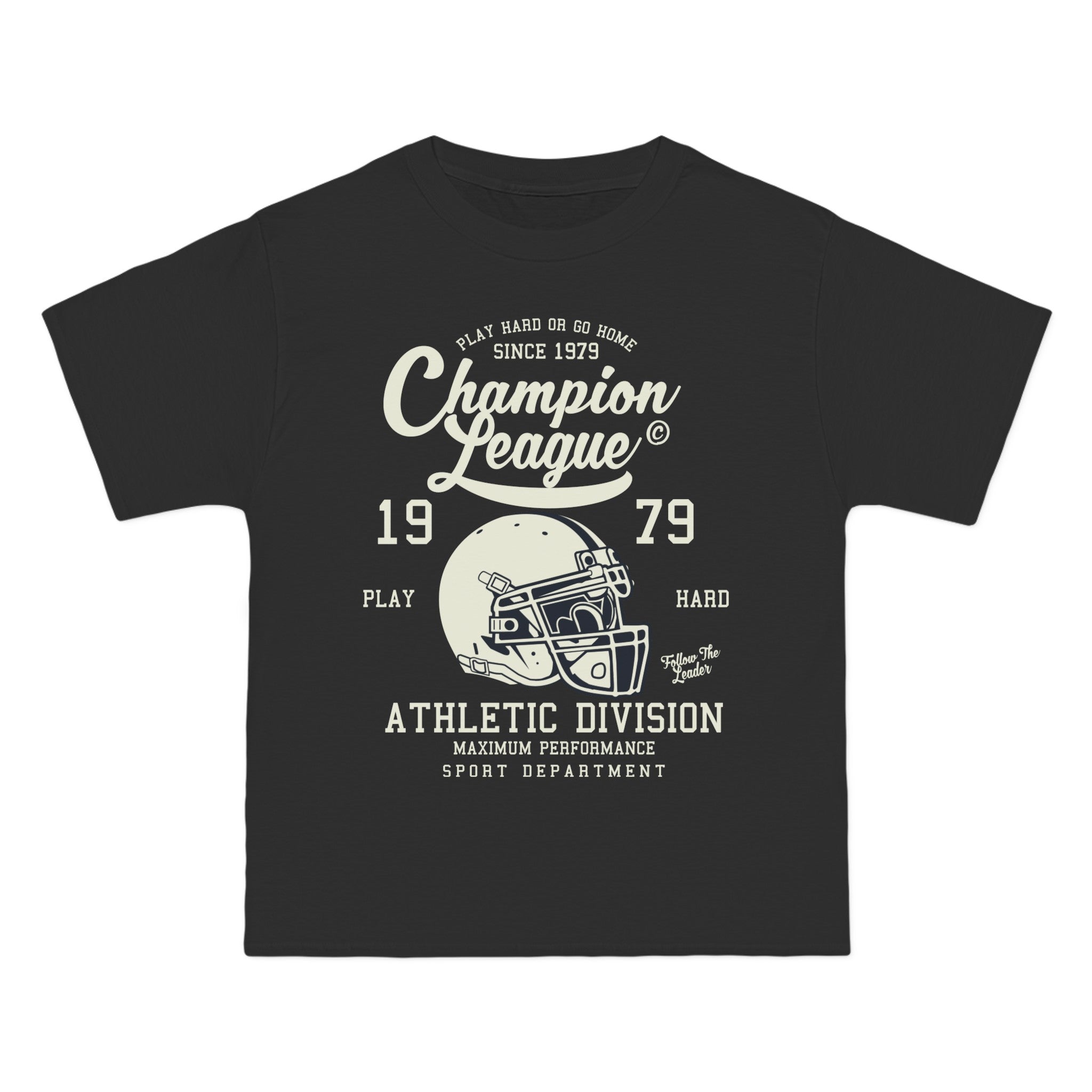 Champion League Helmet Retro Graphic Tee-INNBLAC Fashion Apparel