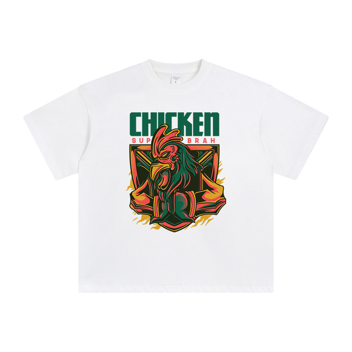 Chicken Sup Brah Graphic Tee-INNBLAC Fashion Apparel