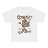 Cinema Scope Retro Graphic Tee-INNBLAC Fashion Apparel