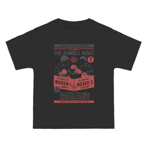 Classic Boxing Retro Graphic Tee-INNBLAC Fashion Apparel