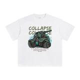 Collapse Tank Punk Graphic Tee-INNBLAC Fashion Apparel