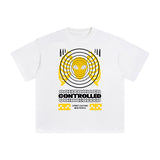 Controlled Abstract Graphic Tee-INNBLAC Fashion Apparel