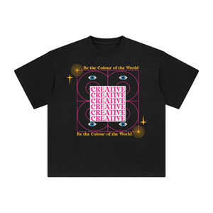 Creative Abstract Graphic Tee-INNBLAC Fashion Apparel