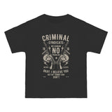 Criminal Syndicate Retro Graphic Tee-INNBLAC Fashion Apparel