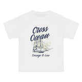 Cross The Ocean Graphic Tee-INNBLAC Fashion Apparel