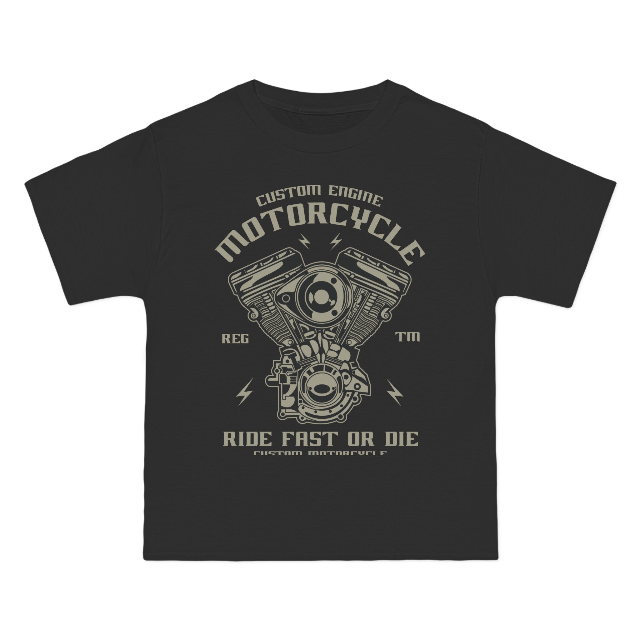 Custom Engine Retro Graphic Tee-INNBLAC Fashion Apparel