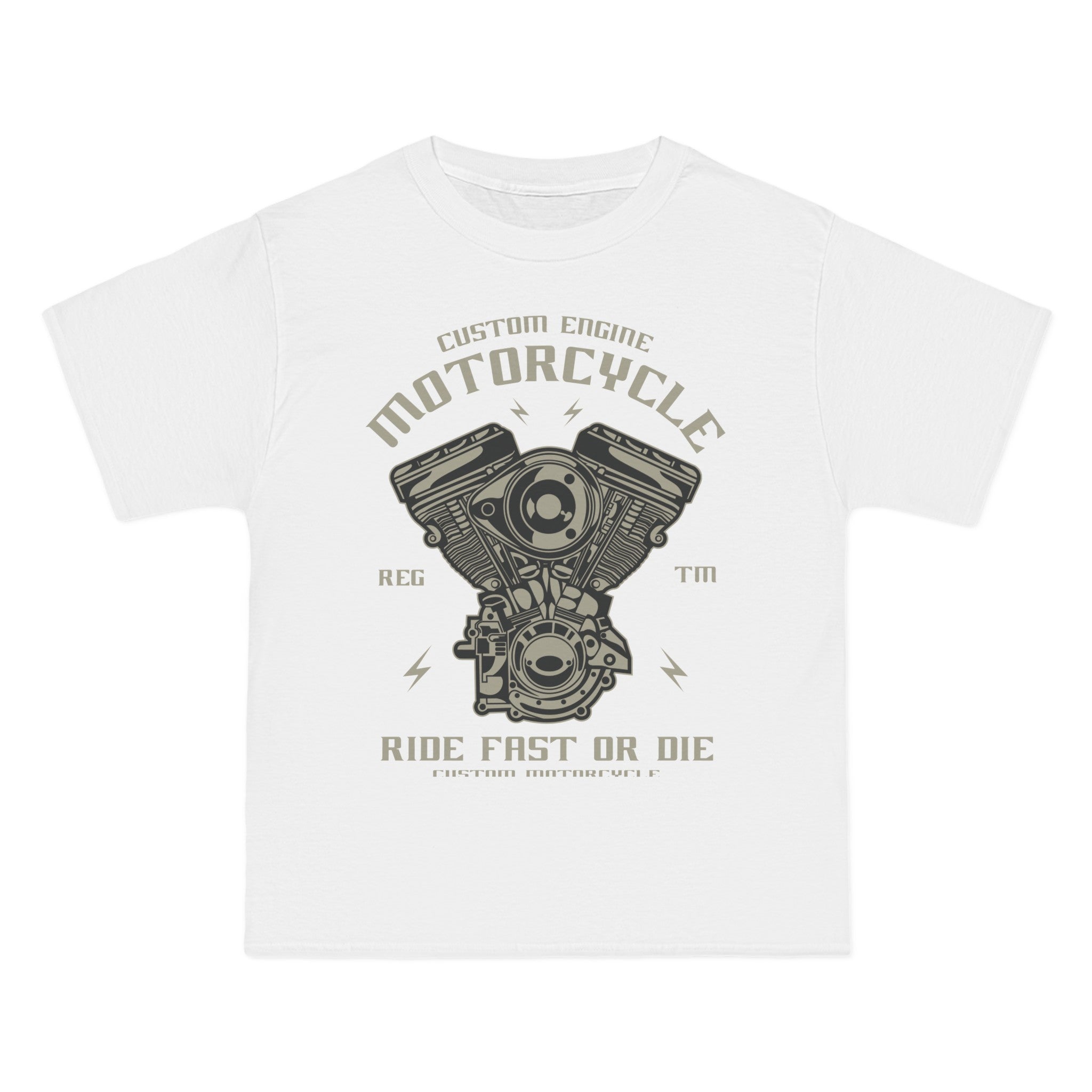 Custom Engine Retro Graphic Tee-INNBLAC Fashion Apparel