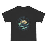 Dangerous Shark Retro Graphic Tee-INNBLAC Fashion Apparel