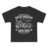 Dark Iron Retro Graphic T Shirt-INNBLAC Fashion Apparel