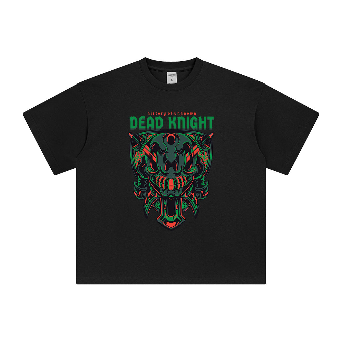 Dead Knight Punk Graphic Tee-INNBLAC Fashion Apparel