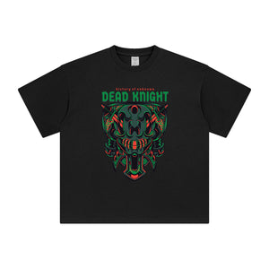 Dead Knight Punk Graphic Tee-INNBLAC Fashion Apparel