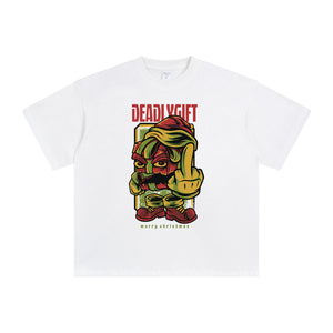 Deadly Gift Christmas Graphic Tee-INNBLAC Fashion Apparel