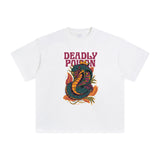 Deadly Poison Snake Graphic Tee-INNBLAC Fashion Apparel