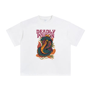 Deadly Poison Snake Graphic Tee-INNBLAC Fashion Apparel