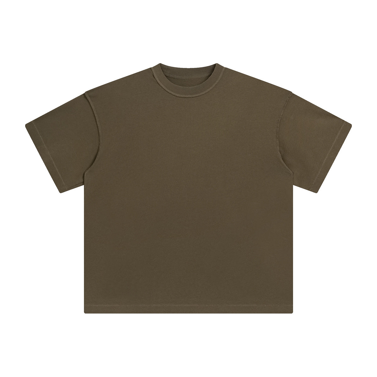 Distressed Edge Reverse Stitch Oversized Tee 7oz Men's Tee