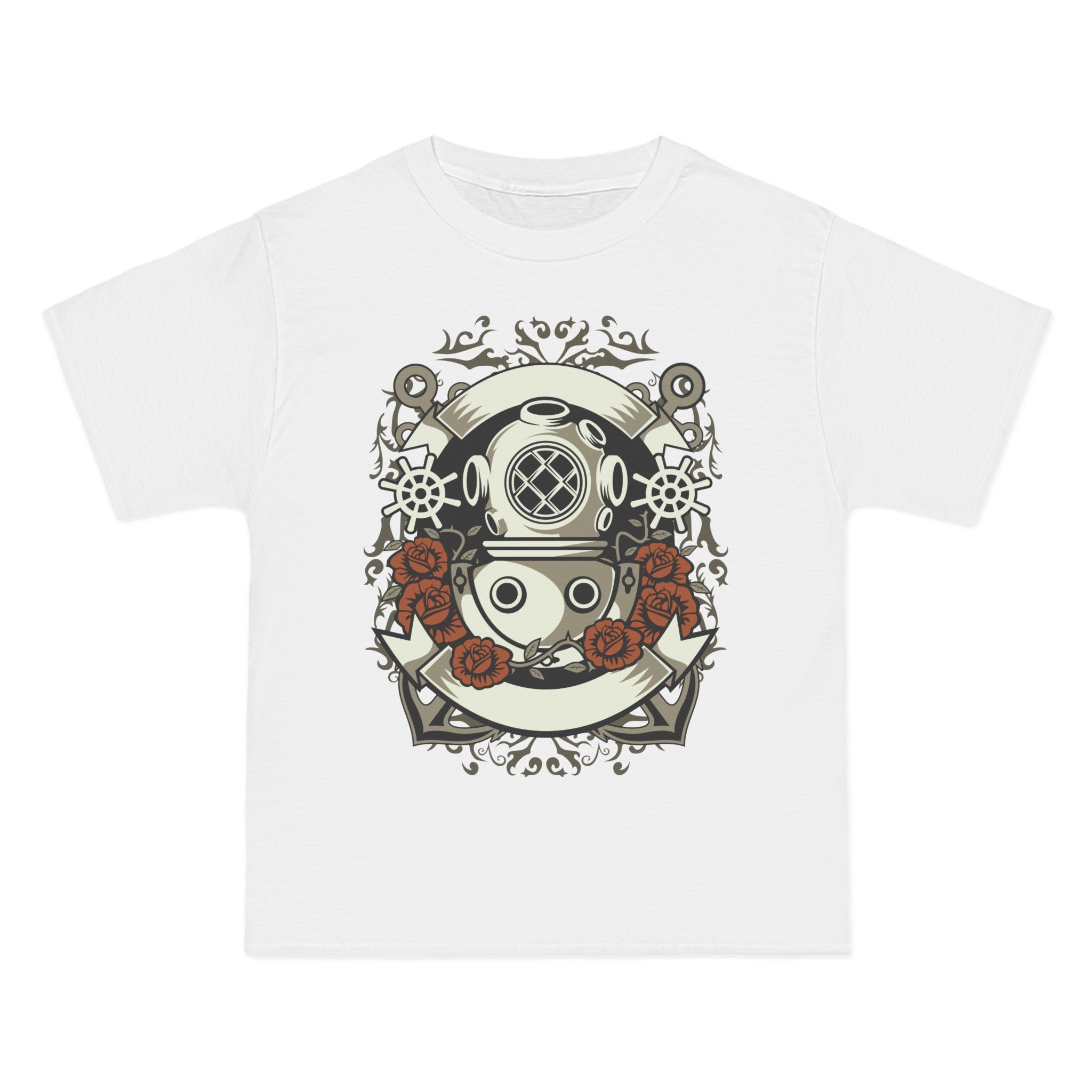 Diver Retro Graphic T Shirt-INNBLAC Fashion Apparel