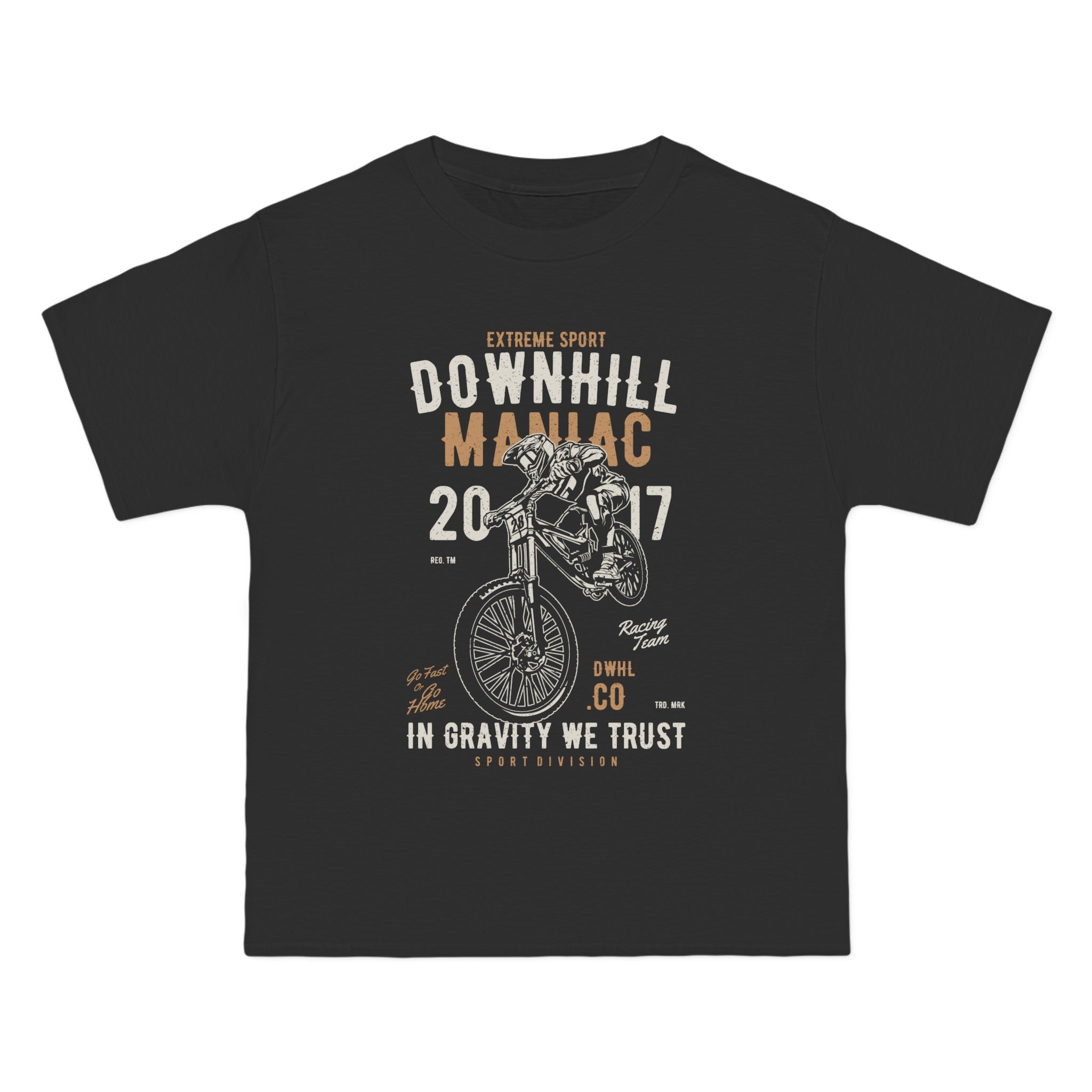 Downhill Maniac Retro Graphic Tee-INNBLAC Fashion Apparel