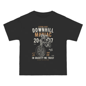 Downhill Maniac Retro Graphic Tee-INNBLAC Fashion Apparel