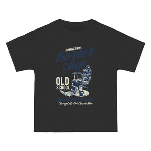 Downtown Barbershop Graphic Tee-INNBLAC Fashion Apparel