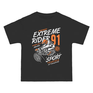 Extreme Rider Retro Graphic Tee-INNBLAC Fashion Apparel