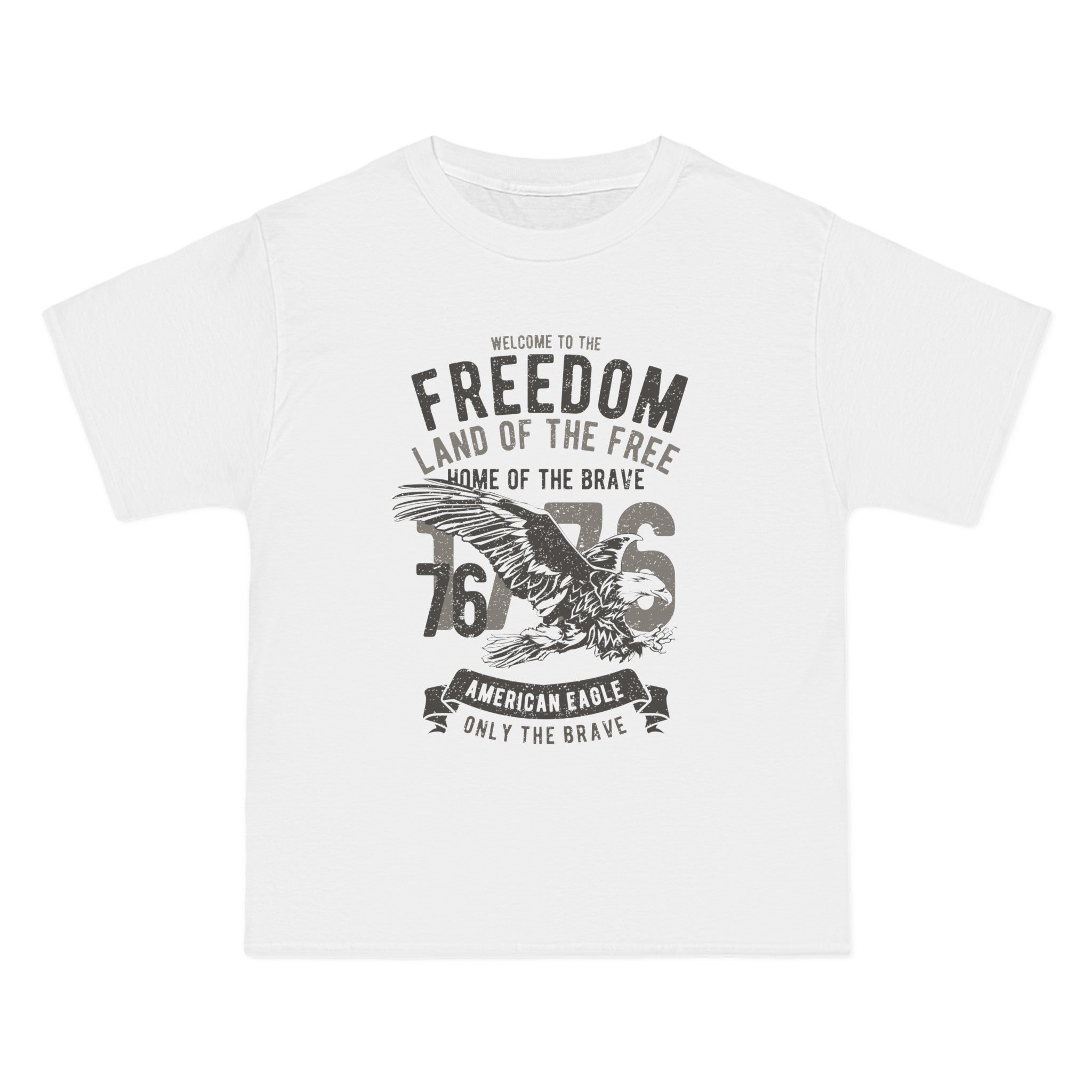 FREEDOM Eagle Retro Graphic Tee-INNBLAC Fashion Apparel