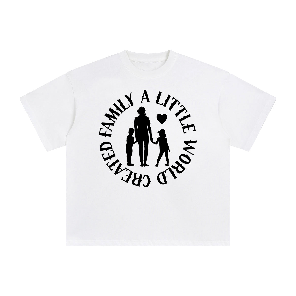 Family A Little World Created By Love Graphic Tee