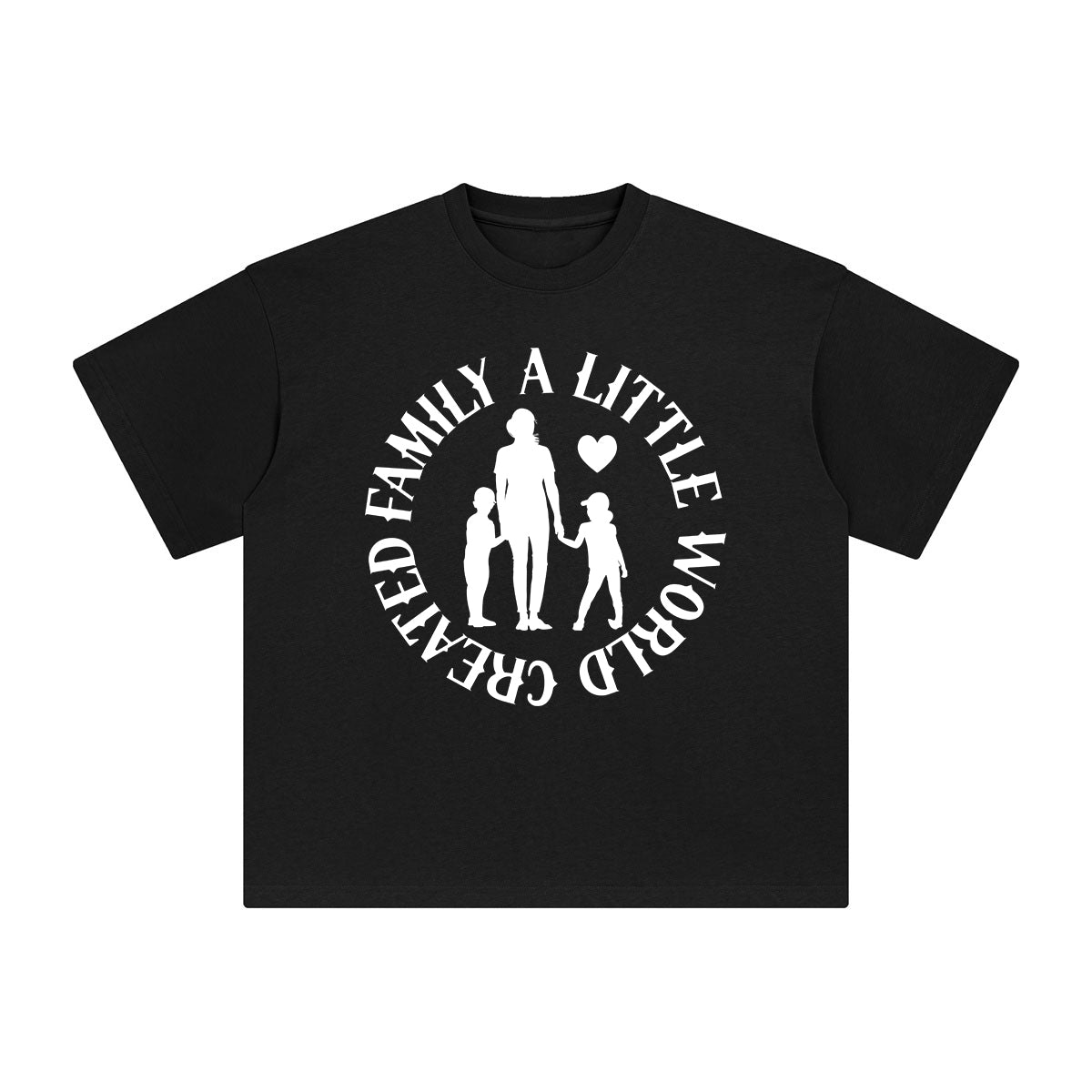 Family A Little World Created By Love Graphic Tee