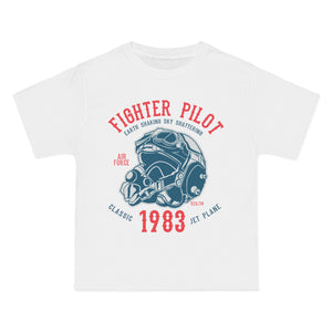 Fighter Pilot Retro Graphic Tee-INNBLAC Fashion Apparel