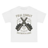 Final Combat Retro Graphic Tee-INNBLAC Fashion Apparel