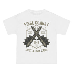 Final Combat Retro Graphic Tee-INNBLAC Fashion Apparel