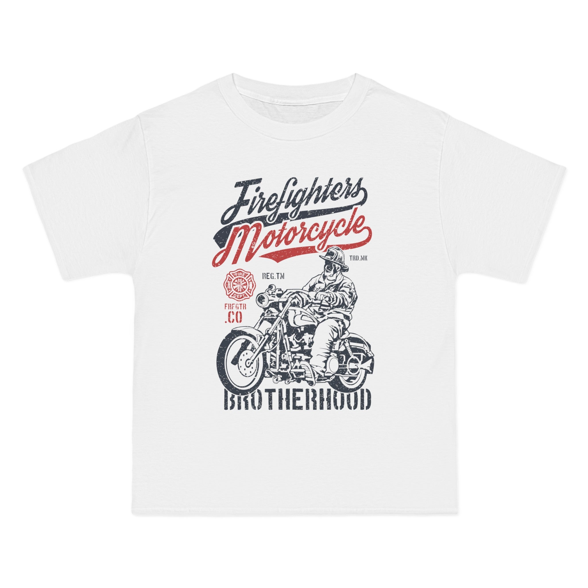 Firefighters Motorcycle Graphic Tee-INNBLAC Fashion Apparel